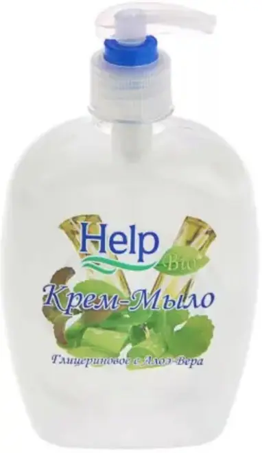 Help Глицериновое с Алоэ Вера крем-мыло жидкое (500 мл)