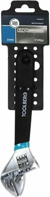 T4P ключ разводной с обрезиненной ручкой (8 дюймов)