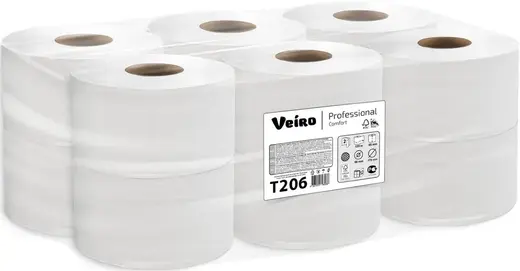 Veiro Professional Comfort T206 бумага туалетная (12 рулонов в упаковке)