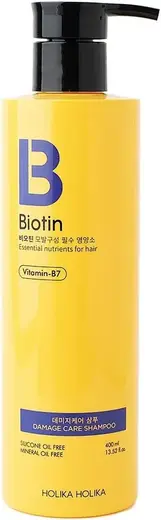 Холика Холика Biotin Damage Care шампунь для поврежденных волос (400 мл)