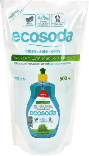 Mama Ultimate Eco Soda Original бальзам для мытья посуды и детских принадлежностей (500 мл)