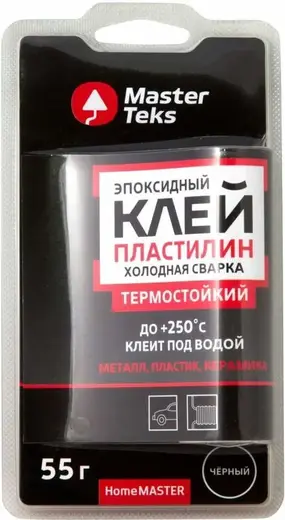 Masterteks Homemaster клей-пластилин эпоксидный холодная сварка термостойкий (55 г)