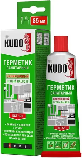Kudo Home герметик санитарный силиконовый (85 мл) белый
