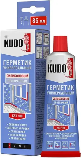 Kudo Home герметик силиконовый универсальный (85 мл) бесцветный