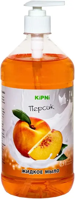 Kipni Персик мыло жидкое универсальное 3 в 1 (900 мм)