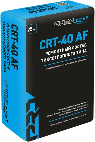 Глимс-Pro CRT-40 AF ремонтный состав тиксотропного типа (25 кг)