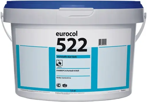 Forbo Eurocol 522 Eurosafe Star Tack клей универсальный (13 кг)