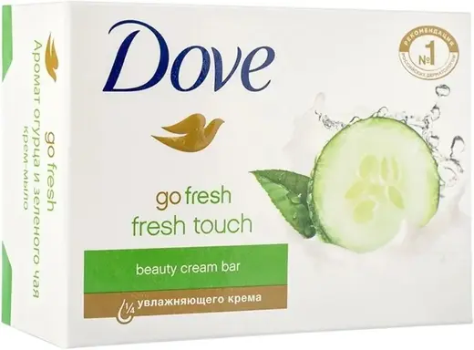 Dove Go Fresh Аромат Огурца и Зеленого Чая крем-мыло (135 г)