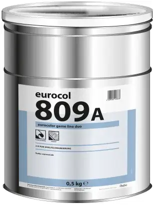 Forbo Eurocol 809-А Eurocolor Game Line Duo 2К краска для разметки двухкомпонентная полиуретановая (500 г (компонент А (полиуретан) + компонент Б (изо