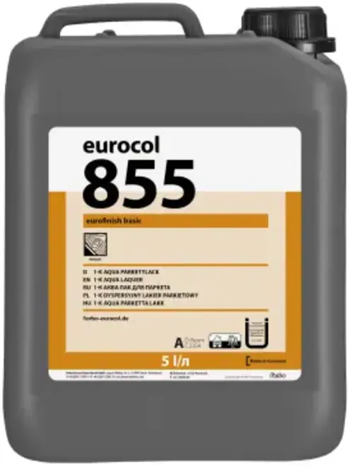 Forbo Eurocol 855 Eurofinish Basic лак паркетный водно-дисперсионный (5 л) полуматовый