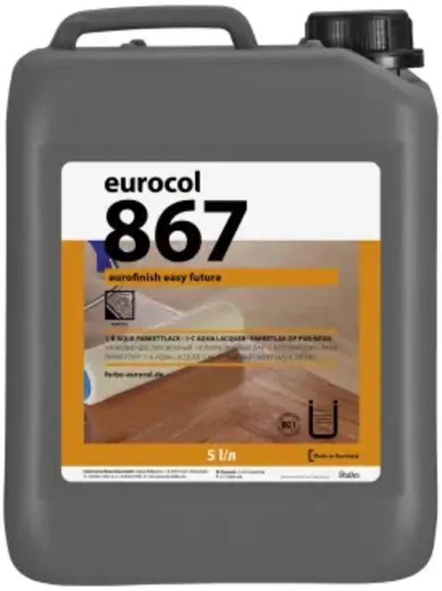 Forbo Eurocol 867 Eurofinish Easy Future лак паркетный водно-дисперсионный (5 л) полуматовый