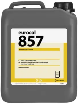 Forbo Eurocol 857 Europrime Block Plus лак изолирующий водно-дисперсионный грунтовочный (5 л)