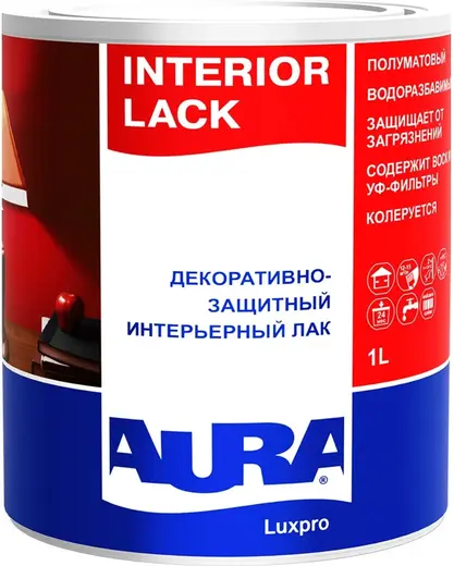 Аура Luxpro Interior Lack лак декоративно-защитный интерьерный (1 л)