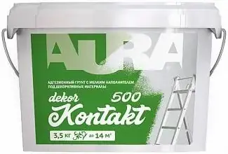 Аура Dekor Kontakt 500 адгезионный грунт под декоративные материалы (3.5 кг)