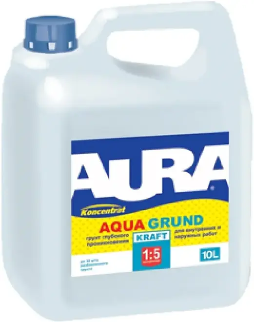 Aura Aqua Grund Kraft Koncentrat 1:5 грунт глубокого проникновения (10 л) бесцветный