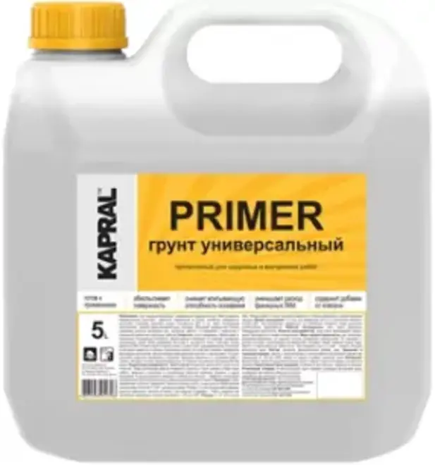 Kapral Primer грунт универсальный пропиточный (5 л) бесцветный