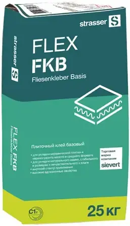 Strasser Flex FKB плиточный клей базовый (25 кг)
