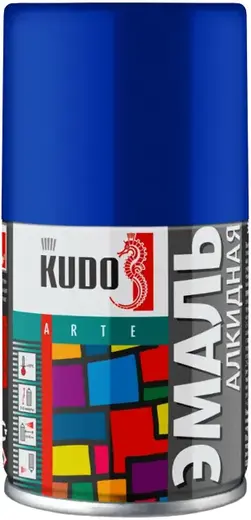 Kudo Arte эмаль алкидная (140 мл) синяя RAL 5005 глянцевая
