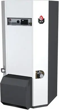 ACV Heatmaster напольный котел со встроенным бойлером 200 F (180 кВт 1020*2385*1020 мм) 400 л закрытая