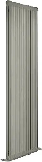 Irsap Tesi 2 радиатор стальной трубчатый 565 24 секции (1080*567 мм) серый Манхэттен 03 нижнее с термовентилем сверху 1/2