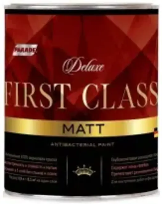 Parade Deluxe First Class краска интерьерная (9 л) белая