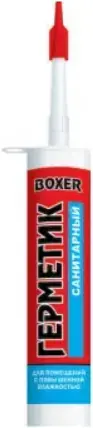 Boxer S герметик силиконовый санитарный (260 мл) белый