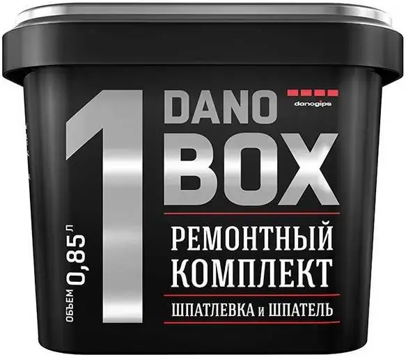 DAP Dry Dex набор для ремонта (шпатлевка + шпатель + заплата + наждачка 1 ведро * 236 мл (шпатлевка) + 1 шпатель (50 мм) + 1 армированная волоконная з