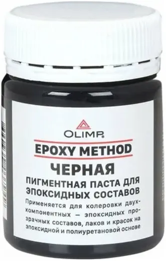 Олимп Epoxy Method пигментная паста для эпоксидных составов (40 мл) черная