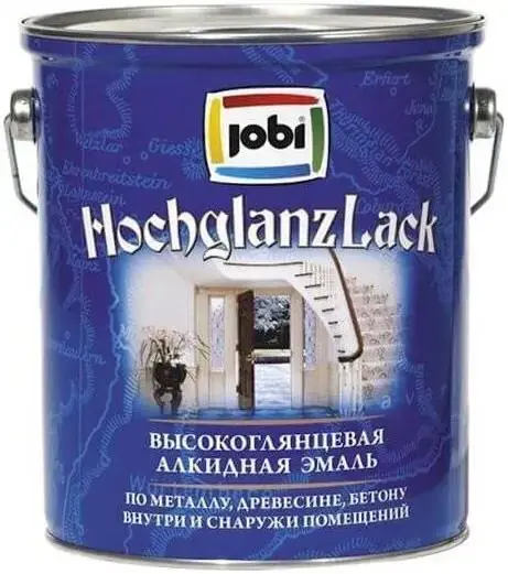 Jobi Hochglanzlack высокоглянцевая алкидная эмаль (2.7 л) белая