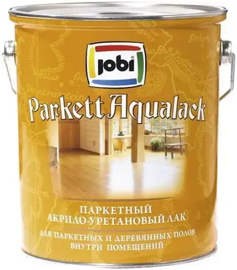 Jobi Parkettaqualack паркетный акрило-уретановый лак (2.7 л) глянцевый