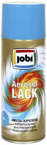 Jobi Aerozollack универсальная эмаль-аэрозоль (400 мл) зеленая RAL 6029 глянцевая