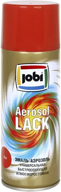 Jobi Aerozollack универсальная эмаль-аэрозоль (400 мл) зеленая RAL 6029 глянцевая
