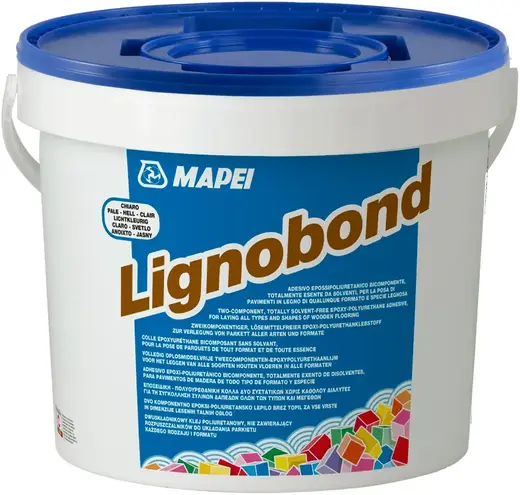 Mapei Lignobond двухкомпонентный эпоксидно-полиуретановый клей (10 кг) светло-коричневый
