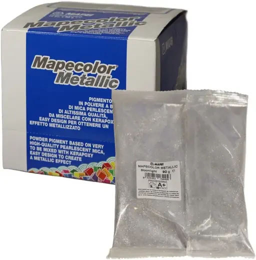 Mapei Mapecolor Metallic порошковый краситель с металлическим эффектом (90 г) лунный свет