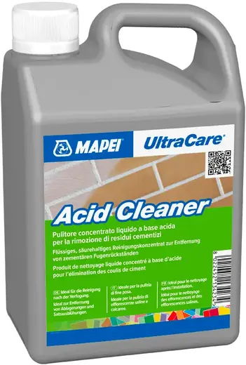 Mapei Ultracare Acid Cleaner концентрированное кислотное чистящее средство (1 л)