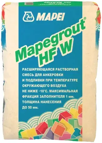 Mapei Mapegrout HF W расширяющаяся растворная смесь для анкеровки и подливки (25 кг)
