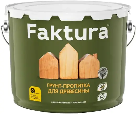 Ярославские Краски Faktura грунт-пропитка для древесины (9 л)