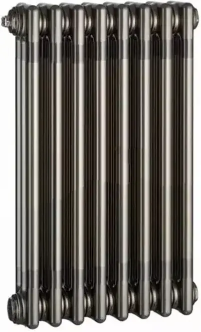 Zehnder Charleston Retrofit радиатор трубчатый 3057/08 8 секций (368*566*100 мм) серый RAL0325 TL боковое G1/2