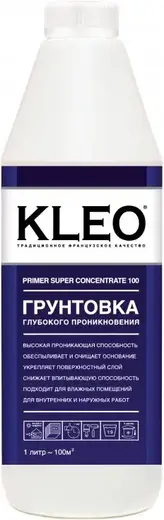 Kleo Primer Super Concentrate 100 грунтовка глубокого проникновения (1 л)
