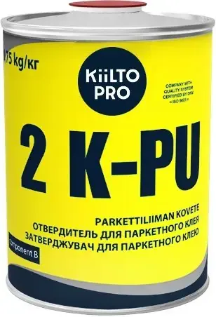 Kiilto Pro 2 K-PU 2-комп полиуретановый клей для паркета (750 мл)
