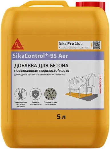 Sika Sikacontrol 95 AER воздухововлекающая добавка для бетонов и растворов (5 л)