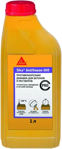 Sika Antifreeze 300 высокоэффективная добавка для зимнего бетонирования (1 л)