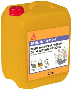 Sika Sikarapid-2075 QM противоморозная добавка для кладочных растворов (10 л)