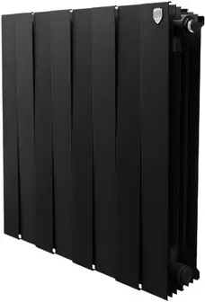 Royal Thermo Pianoforte 500 радиатор биметаллический RTBNS50008 8 секций черный графитовый/Noir Sable