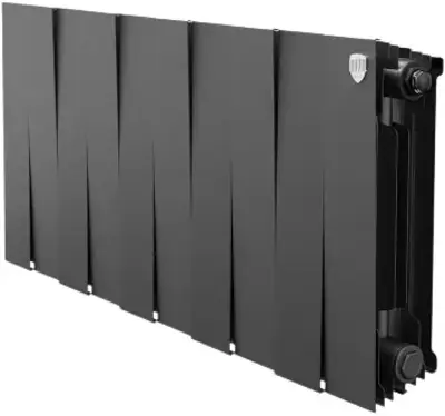 Royal Thermo Pianoforte 300 радиатор биметаллический RTPNS30012 12 секций черный графитовый/Noir Sable