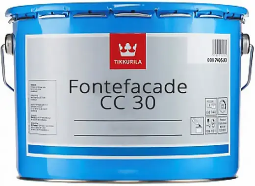 Тиккурила Fontefacade СC 30 водоразбавляемая акрилатная краска для наружных поверхностей (9 л) база МЕТ