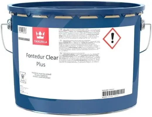 Тиккурила Fontedur Clear Plus двухкомпонентный водоразбавляемый полиуретановый лак (10 л)