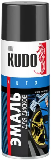 Kudo Auto Wheel Protective Coating эмаль для дисков (520 мл) черная RAL 5206