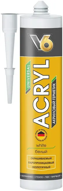 V6 Acryl герметик акриловый (260 мл)