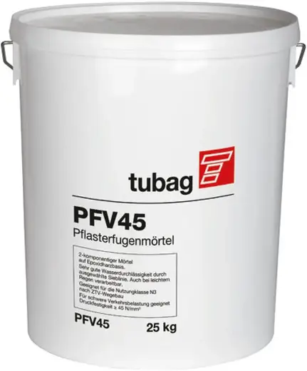 Tubag PFV 45 раствор для заполнения швов брусчатки (25 кг) каменно-серый